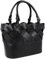 Prada Damen Schwarz Leder Schultertasche 1BG318