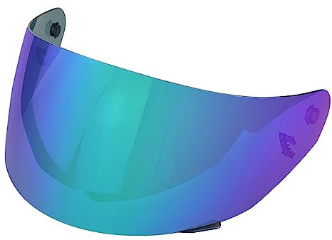 Jemora Reemplazo de Visera de Casco para LS2 FF352/384/351/369/802, Casco de Cara Completa, Lente de Casco de protección contra el Viento para Motocicleta