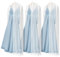 Syeeiex Set di 3 custodie protettive in organza traspirante, lunghezza 182,9 cm, con tassello da 17,8 cm, antipolvere, per giacche in pelle, soprabito in visone