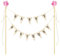 Wimpelketten Torten Topper Cake Topper Banner Happy Birthday Tortendeko für Geburtstage Hochzeiten Partydekorationen Kuchen Desserts