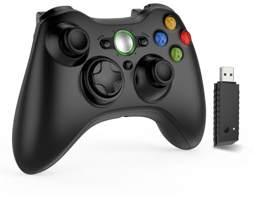 DYONDER Wireless Gaming Controller für Windows PC/PS3/Android/Switch/Steam Deck, Dual-Vibrate Gamepad Joystick Computer Game Controller mit Turbo/Hall Trigger