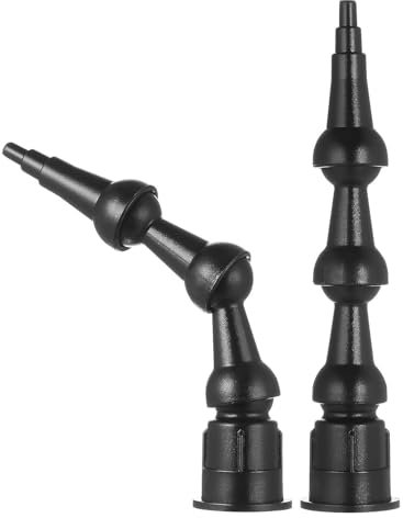 IUSOT Silicone Sealant Nozzles Caulking Nozzle, 2pcs 360° Rotating Tips Flexible Caulk Applicator, Resealable Replacement Tool for Adhesive Sealant, ABS Glass Glue Sewing Tool for Kitchen Bathroom