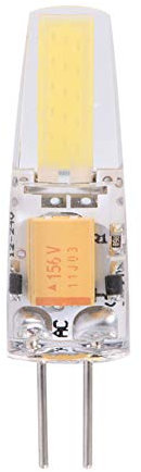 OUCRIY Zubehör für Lampe aus Silikon, 10 Stück, AC/DC12-24 V, G4 COB LED-Leuchtmittel, Zubehör aus Silikon, nicht dimmbar (Warmweiß)