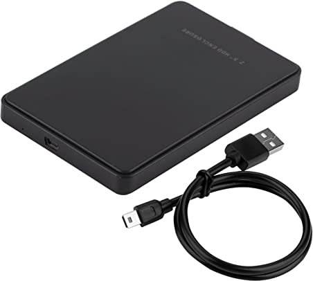 IDE-Parallelanschluss-Box für Mobile Festplatten, USB 2.0, ABS-Material, Plug-Play, LED-Anzeige, Display, Keine Schrauben, Festplattengehäuse für 2,5-Zoll-IDE-Festplatte