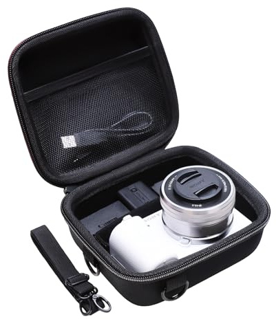 XANAD Kameratasche für Sony Alpha und ZV Reihe Kamera Schwarz | Kompatibel mit Sony Alpha 6700 / 6400 / 6100 / ZV-1 / ZV-1 II / ZV-E10 / ZVE10 ll / ZV-1F / FUJIFILM X100VI / X-HF1 Kompakte