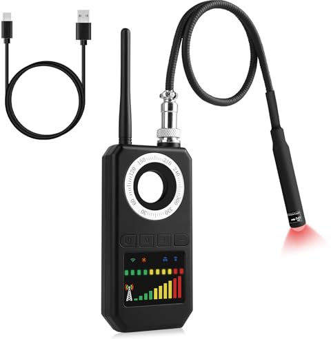 Diseleri GPS Tracker Detektor, Wanzen Detektor - Wanzenfinder Versteckte Kamera Finder RF Signal Bug Detector Anti Spy Anti-Aufnahme Detektoren für Abhörgeräte Funkkameras für Hotel Heim Büro Reisen