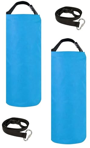 Xasbseulk Gazebo Weight Bags, Pack of 2, 11.3 kg with a Carry Strap, Portable, Weighted Bags for Umbrellas, for Pergolas, Parasols, Flags, Outdoor Banners, Awnings, Camping