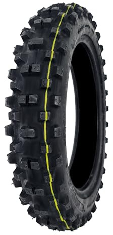 80/100-12 Rear Motocross Tyre – Off-Road Knobbly Tyre for 65cc Pit Bikes – All Terrain MX Replacement Tyre – 12 Inch
