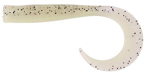 Savage Gear Sandeel Curtails Glow - Peces de Goma para Pesca Marina y jiggen, pez de Goma para Saltar en el mar Báltico, Cebo de Goma, Longitud/Contenido del Paquete: 7 cm/6 Unidades