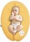 sei Design Stillkissen 170x30 cm ergonomisch | Schwangerschaftskissen Seitenschläferkissen Komfortkissen Erwachsene | Neugeborene Baby Kissen mit Bezug 100% Baumwolle