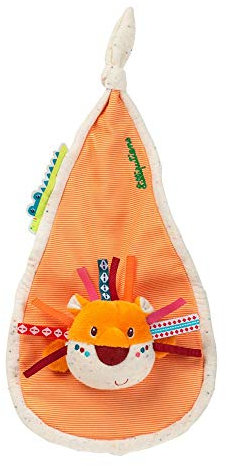Lilliputiens 83121 Schnuffeltuch Kuscheltuch Fingerpuppe Schnullertuch Löwe Jack gelb orange 26x18 cm