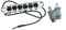 KAISH Tune-o-Matic Piezo Gitarre Bridge Pickup LP Piezo Guitar Bridge Pickup für Les Paul Chrome