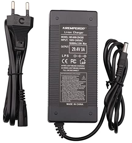 29,4 V Ladegerät Netzteil Netzadapter LadekabelDC 3A für 24V Akkus Ladegerät Für 7 Serie Li ionen-akku für Pedelec Akkus zum Aufladen