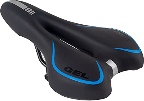 Bequemer MTB-Gel-Sattel, Mountainbike-Sattel, Gel-Fahrradsitz, atmungsaktiv, weich und wasserdicht, für Damen und Herren