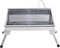 MYAOU Barbecue Grill Edelstahl Holzkohle Raucher Char Broil BBQ Pit Grill für Picknick Gartenterrasse Camping Travel