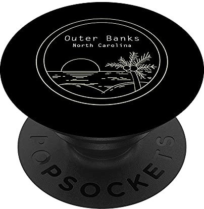 Outer Banks North Carolina Beach USA Souvenir Ferien Urlaub PopSockets mit austauschbarem PopGrip