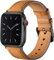 CeMiKa Compatibile con Cinturino Apple Watch - Cinturini in Vera Pelle Compatibile con Apple Watch 45mm 44mm 42mm 38mm 40mm 41mm & Cinturino iWatch Series 7 6 5 4 3 2 1 - Marrone