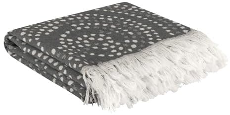 Mixibaby Strandtuch XXL 100% Baumwolle Hamamtuch Badetuch Saunatuch Peshtemal 100x180cm, Farbe:schwarz