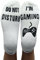 Socken für Herren und Damen Lustiges Geschenk Neuheit Baumwolle socken Gamer Socken mit Do not disturb, I am gaming, Geschenk für Weihnachten (a-Weiß, 39-46)