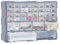 Gecheer Multi-Schubladen Organizer Sortierkasten Sortimentskasten Sortimentskoffer Sortimentsbox Kleinteilemagazin mit 40 Schubladen 52x16x37,5 cm