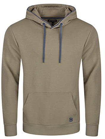 riverso Hoodie Herren Regular Fit RIVEnno Kapuzenpullover Pullover Sweatshirt XL, Größe:XL, Farbe:String Beige
