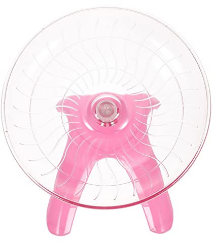 Mipcase Hamster Laufrad Leises Trainingsrad Für Kleine Kleintiere Geräuscharmes Übungsrad Trainingsspielzeug Für Hamster Degu Mäuse Igel Geeignet Abnehmbares Design Einfache Reinigung