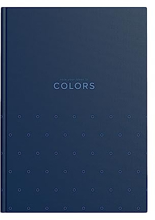 Extra Dickes Kladde/Notizbuch A4, kariert, 304 Blatt, 608 Seiten, 70 g/m2,1 Stück, Blau