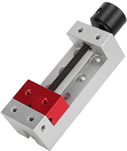 Tischschraubstock aus Aluminiumlegierung, Holzbearbeitungs-Schraubstock für Mini-CNC-Fräser