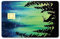 CREATCABIN Sternenklarer Karten-Skin-Aufkleber,Baum,Debit-Kreditkarten-Skins,Der Aurora Elk Abdeckt,Personalisierender Bankkartenschutz,Abnehmbare Folie,Wasserdicht,Schlank,Für Bankkarten 186.3x137mm