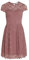 Vila Vikalila Noos Robe en Dentelle à Capsleeve, Rose, XL Femme