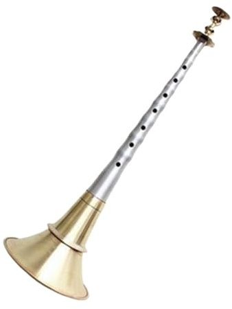 Professionelles Suona-Musikinstrument Suona Musikinstrument Aluminiumstiel Suona Mit Gelber Schale