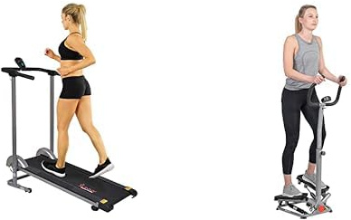 Twister Stepper Machine, Height Adjustable Stepper, Stairs Step Exercise + Foldable Manual Treadmill, Compact Cardio Fitness, Durable Non-Electric Incline Exercise