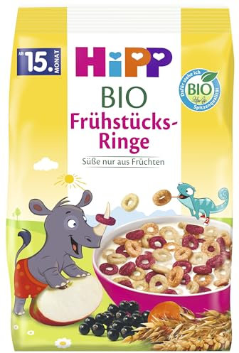 HiPP Bio-Müesli Frühstücks-Ringe, 120g, 5er Pack (5x120g)