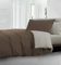 HomeLife Winter-Steppdecke für französisches Bett, hergestellt in Italien, ideal für den Herbst, französisches Bett, warme Winter-Steppdecke für französisches Bett, 220 x 260 cm, Braun/Beige