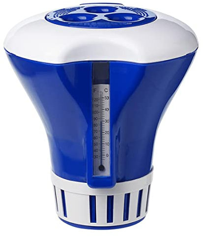 Pool -Chlor -Spender Thermometer Drift Bromtafel Halter für Schwimmbad.