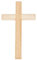 HOBBIESAY Wall Hanging Cross Decoration Wall Mounted Cross Wooden Cross Ornament Gatholic Wooden Hanging Cross for Home Christian Weddings Party Gift Meditation Decor 30.2x17.5cm