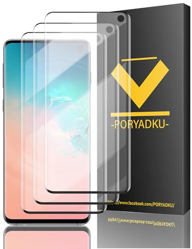 3 Stück Für Samsung Galaxy S10 Panzer Schutz Glas Folie, 9H Härte, Fingerabdruck kompatibel, HD Clear Displayschutz Panzerfolie für Samsung S10 5G