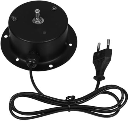 Amosfun Spiegelkugel Motor FüR Diskokugel – 4W Elektromotor Mit 2.5 U/Min, GeräUscharm, Einfache Installation, Ideal FüR Partybeleuchtung Und BüHnenauffüHrungen, Eu-Stecker
