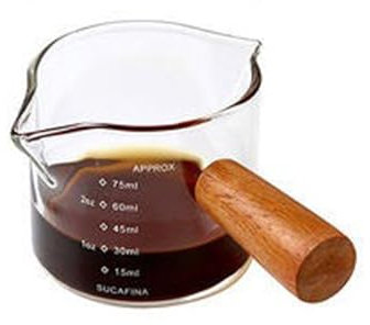 CFY652 Gravy Boat 75ML Glass Gravy Jug Sauce Pot Serving Jug for Gravy Custard Cream Sauce Gravy Jug to Match All Kitchen Designs Gravy Jug