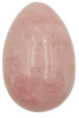 Oeuf poli quartz rose naturel, cristal poli avec propriétés énergétiques, sphère polie, pierre polie, œuf pierre cristal (quartz rose)