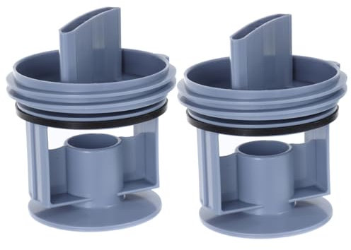 HOMSFOU 2piezas Filtros De Bomba De Drenaje Para Lavadora Sellos De Desagüe Filtro De Agua Para Lavadoras De Carga Frontal Accesorios De Lavado Eficientes