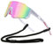 Suertree Fahrradbrille Sportbrille Damen Herren, Schnelle Brille, Leichte Kurzsichtige Polarisiert Sport Sonnenbrille mit UV400 für Sonnenschutz, Angeln, Reisen, Outdoor-Aktivitäten