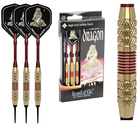 Keltik Softdart Soft Dart Pfeile Dragon Red 16 g
