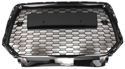 Garvee Rejilla Panal Audi A3 RS3 8V 2016-2019, Sin Emblema, Negro Brillante | Fácil Instalación, Recambio Directo para Facelift, Look RS Deportivo, ABS de Alta Resistencia a Impactos y Ajuste Preciso OEM