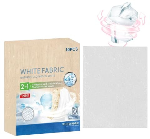 Tinte para Ropa Blanca 10 Hojas Blanqueador Natural