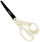 Fiskars Antihaft-Universalschere, Länge: 21 cm, Rostfreie Stahl-Klinge/Kunststoff-Griffe, Weiß, 1003924