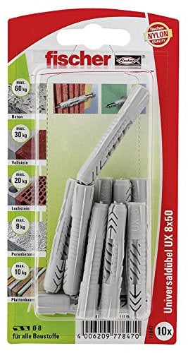 Fischer Universaldübel UX 8 x 50 K SB-Karte, 077847