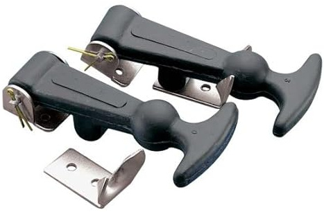 Grayston Rubber Bonnet Boot Hooks Pair Large Motorsport Rally GE63