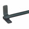 Renovators Supply Manufacturing Schwarze Teppichstange für Treppenläufer, Stangenrohrhalter mit Halterungen und Befestigungsmaterial, 39 5/8 Zoll