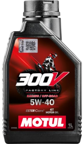 Motul 104134 300V 4T Factory Line Off Road, 5 W-40, 1 L